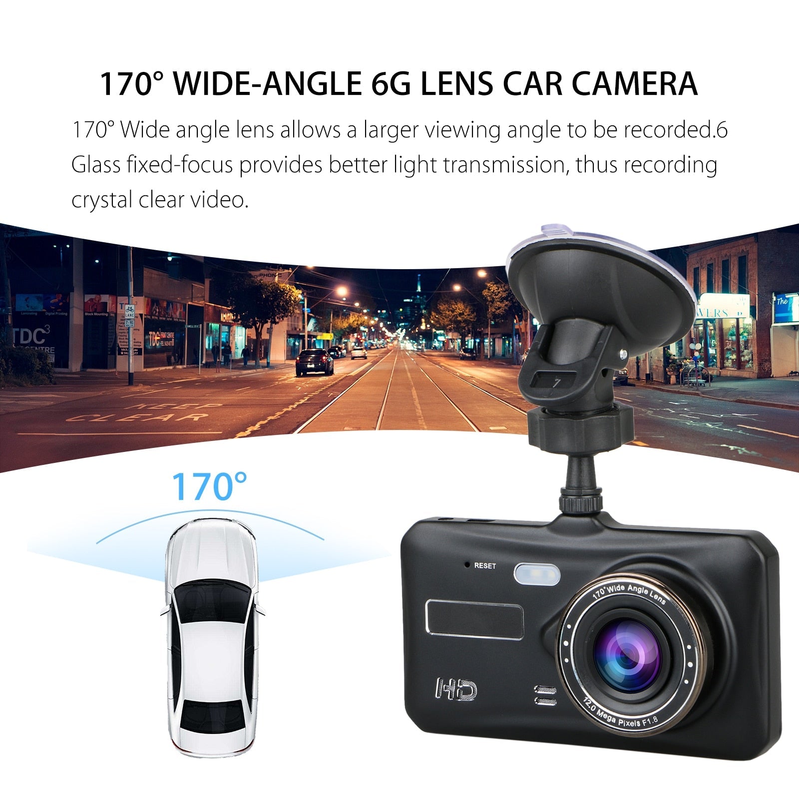 High-Quality Dash Cam | Dual Camera System encalife