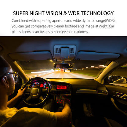 High-Quality Dash Cam | Dual Camera System