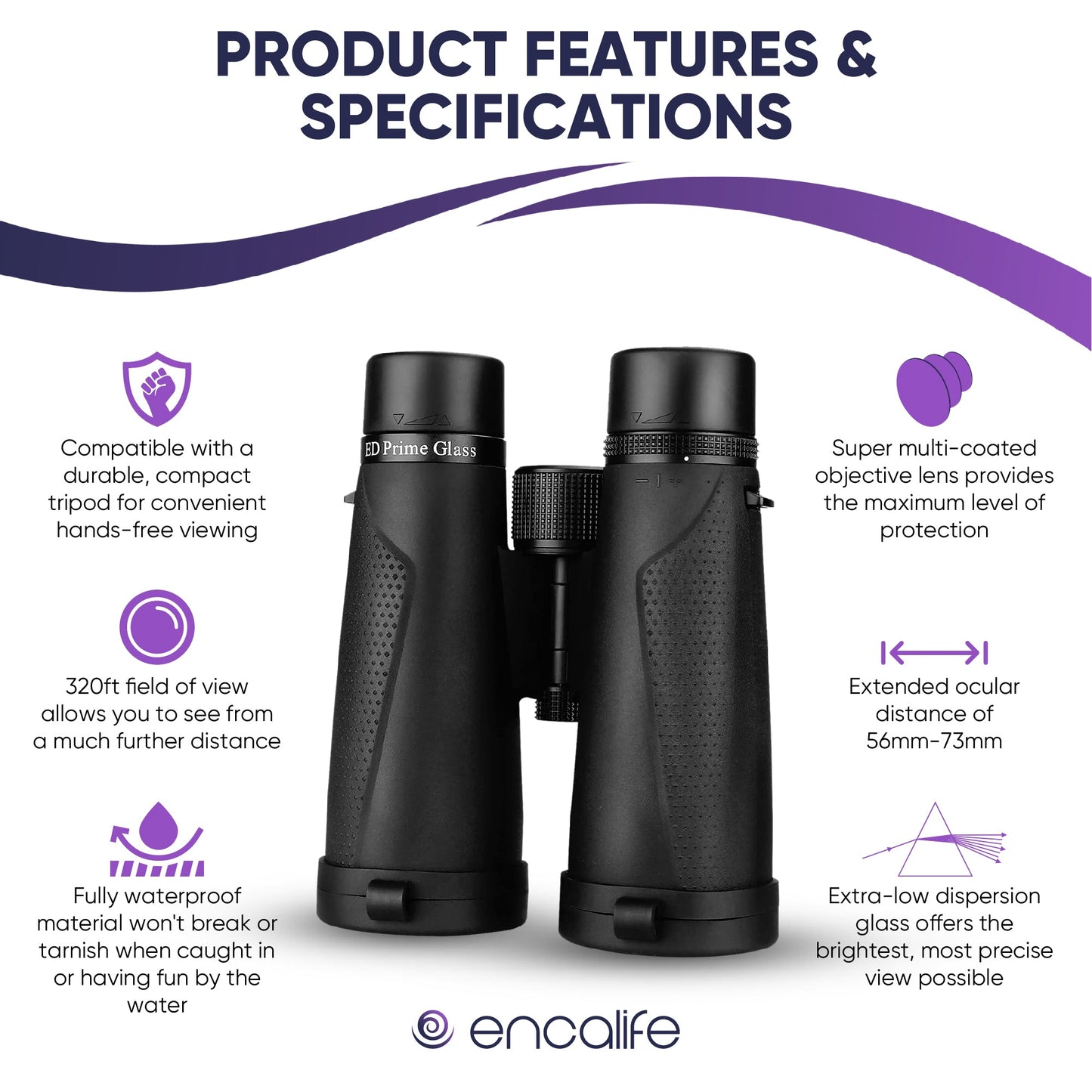 Extra-Low Dispersion Binoculars | ENBI202 encalife