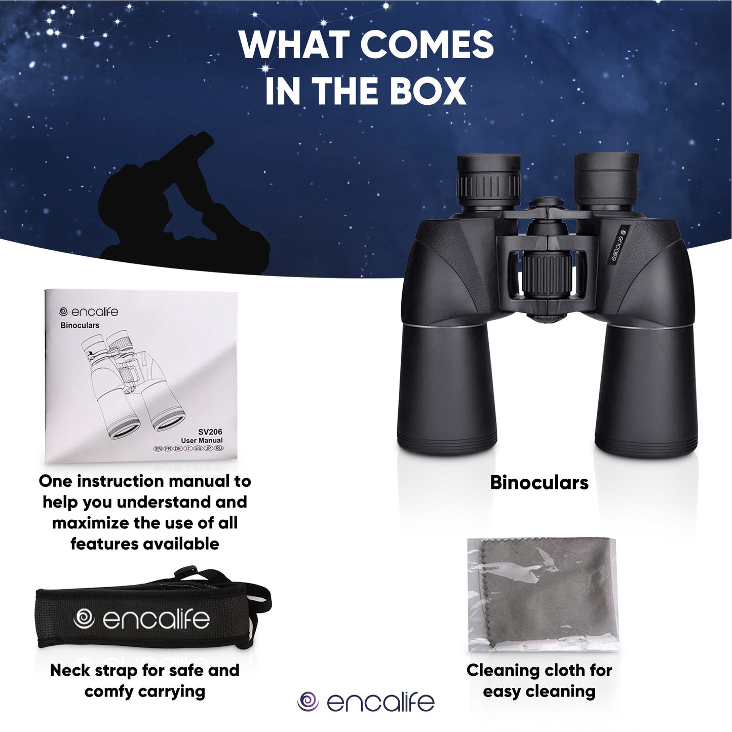 Astronomy Binoculars | ENBI206 encalife