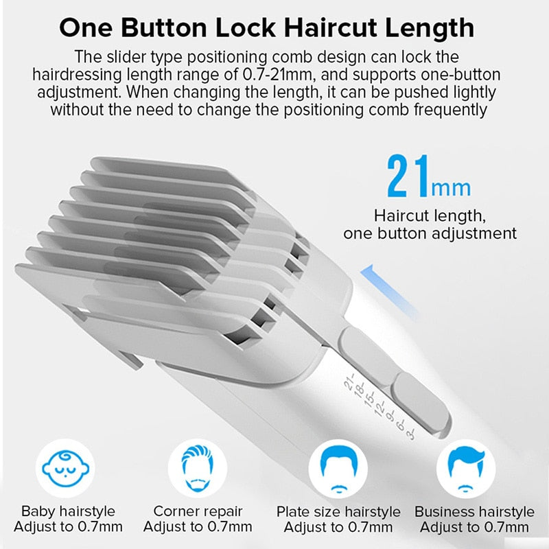 Professional Hair And Beard Trimmer | Cordless Rechargeable Trimmer encalife