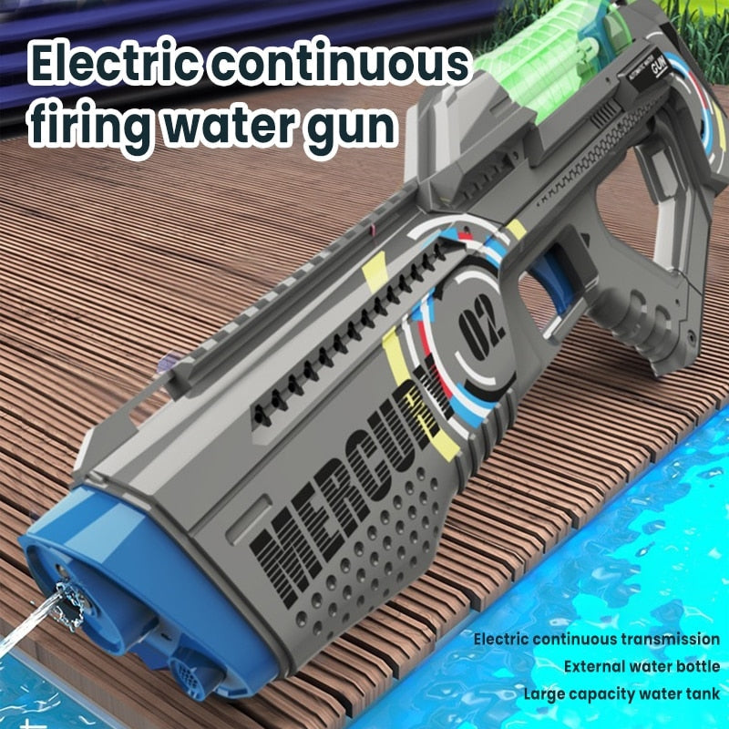 Electric Continuous Firing Water Gun: Unleash Aquatic Dominance encalife