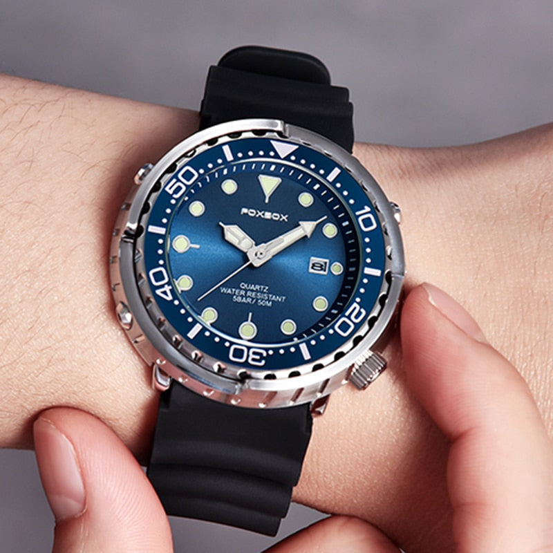 Sports Dive Watch | Durable Scratch-Resistant Design encalife