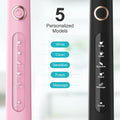 Electric Toothbrush | Black | Includes 8 Heads