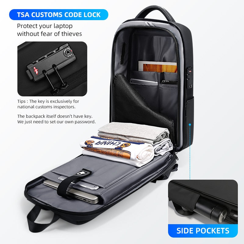 Anti-Theft Backpack | Waterproof And USB Charging Bag encalife