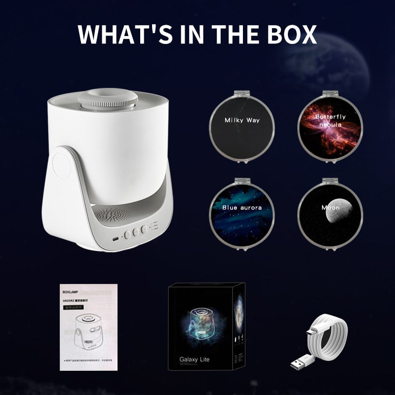 Galaxy Projector | Sky Projector | LED Rechargeable Sky Lamp encalife