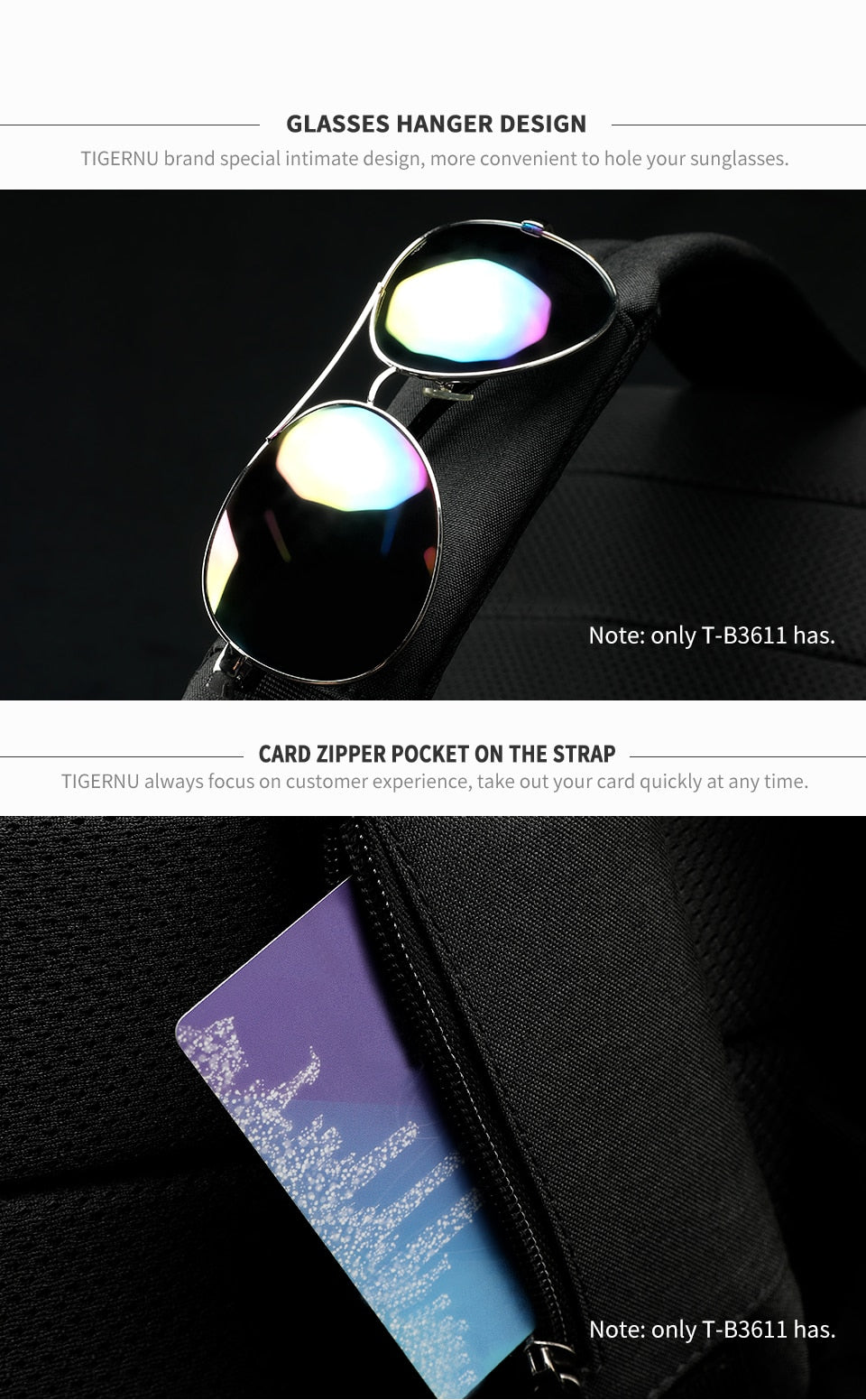 Multi-Compartment Backpack | TSA-Approved No Key Lock encalife