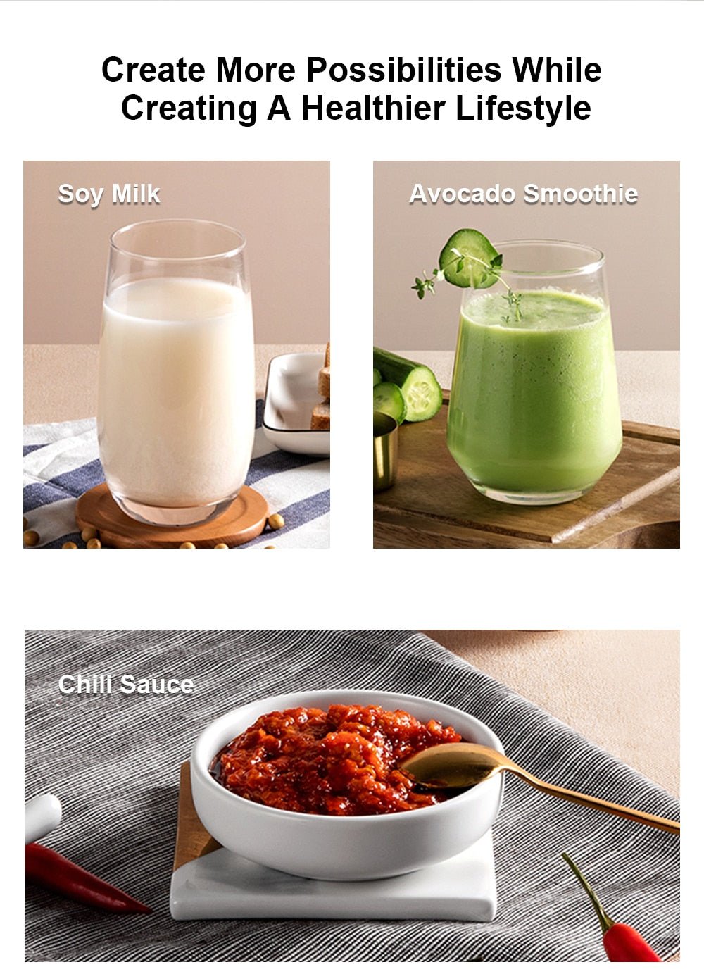 Automatic Blender | 1.5L | Self-Cleaning Technology encalife