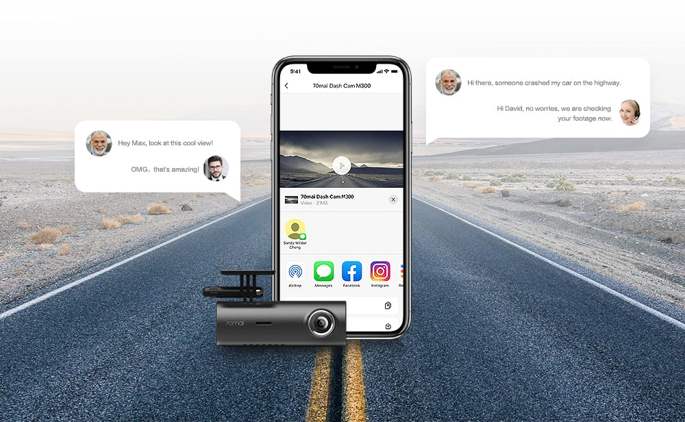 Dash Cam | High-Resolution Recording Technology