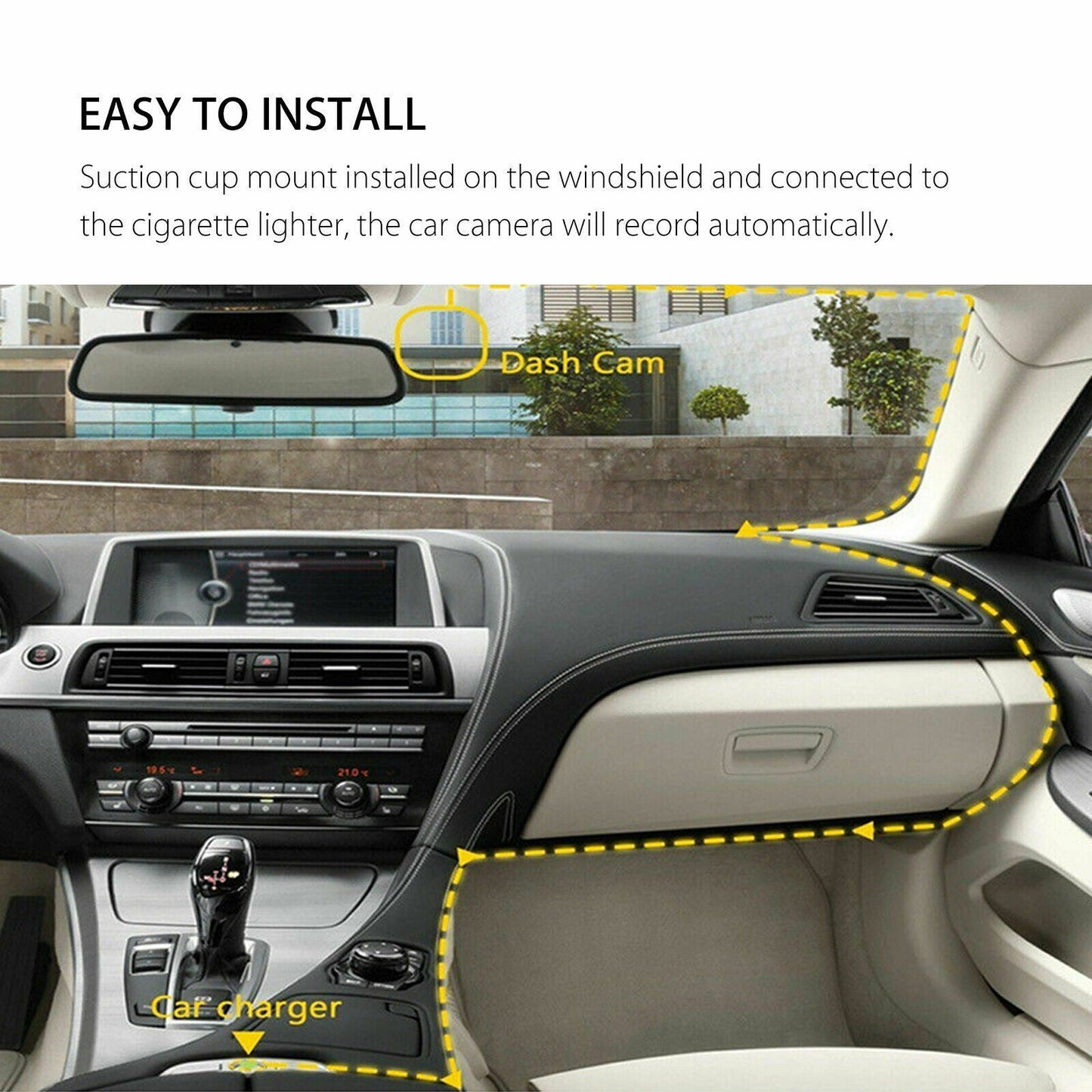 High-Quality Dash Cam | Dual Camera System encalife
