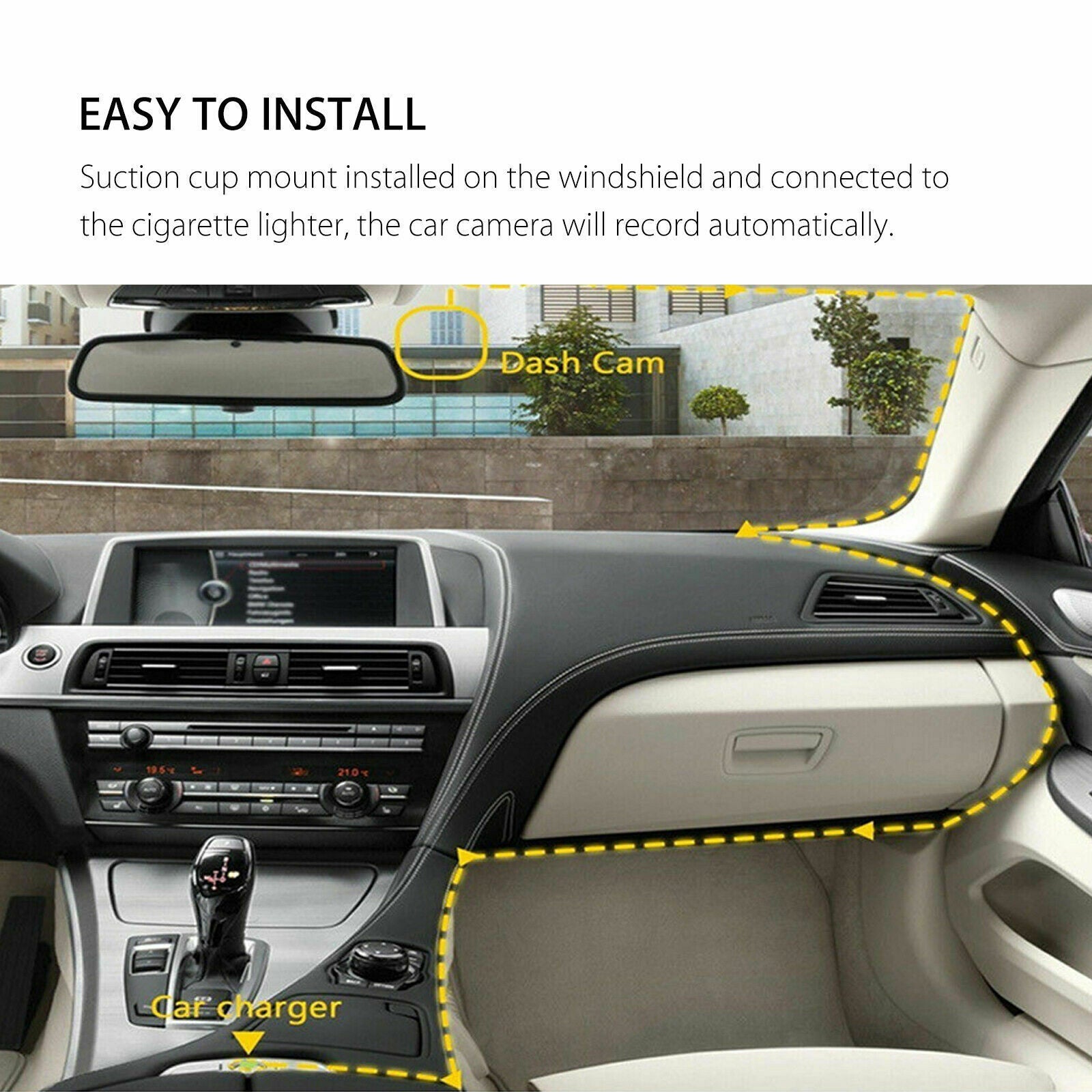 High-Quality Dash Cam | Dual Camera System encalife
