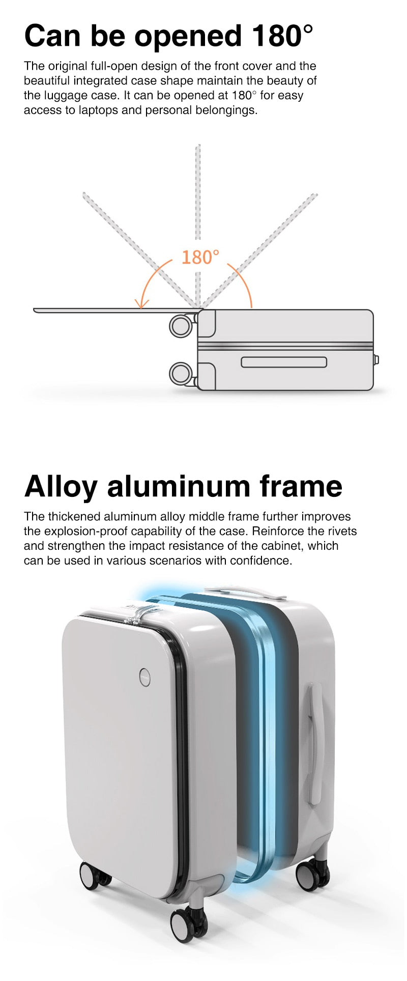 Stylish Luggage | Elegant Carry-On Suitcase encalife