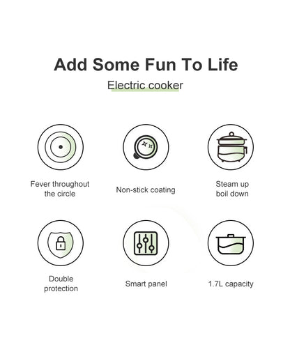 Multi-Function Rice Cooker | Mini Non-Stick Hot Pot