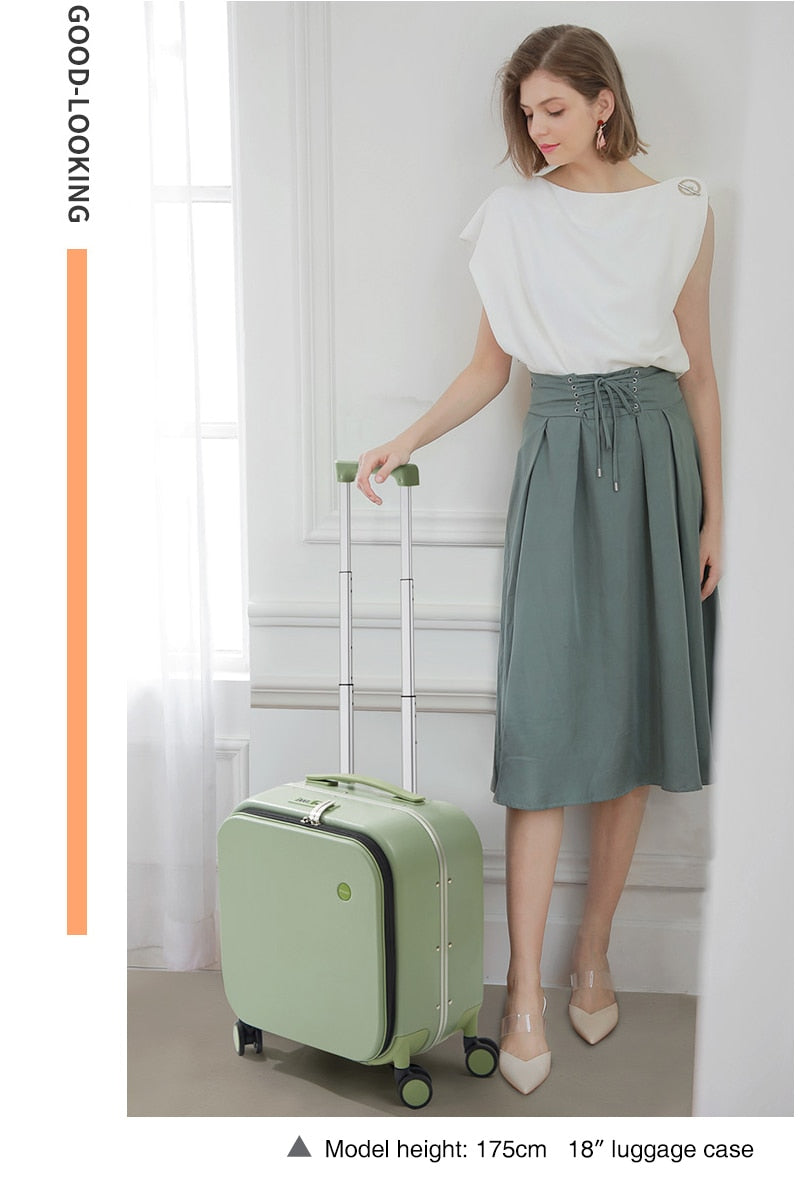 Stylish Luggage | Elegant Carry-On Suitcase encalife