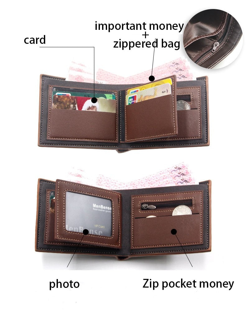 Vintage Leather Wallet For Men | Premium Leather Wallet encalife