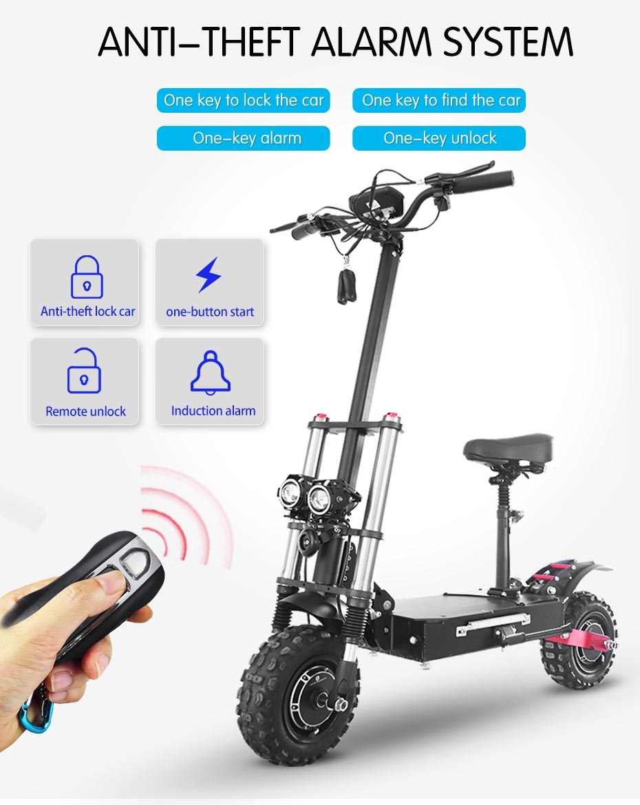 Unbeatable 5,600W Electric Scooter | Foldable Design With Comfortable Seat encalife