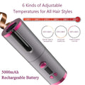 Cordless Curling Iron | USB Rechargeable Hair Curler