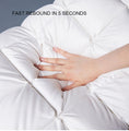 Luxury Goose Down Feather Pillow | 100% Egyptian Cotton Cover