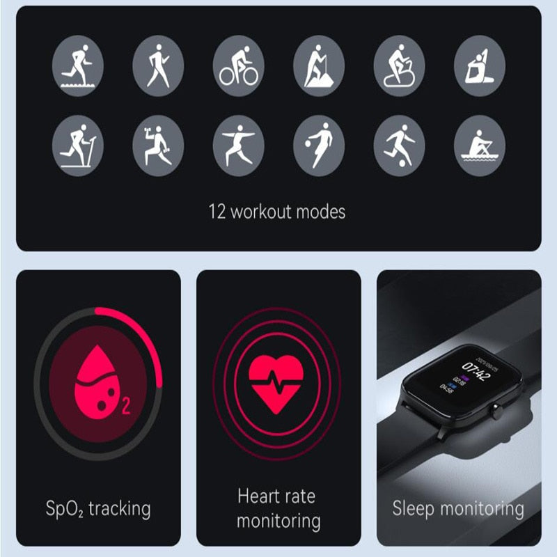 Fitness Smart Watch | Multi-Sport Tracking Fitness Watch encalife
