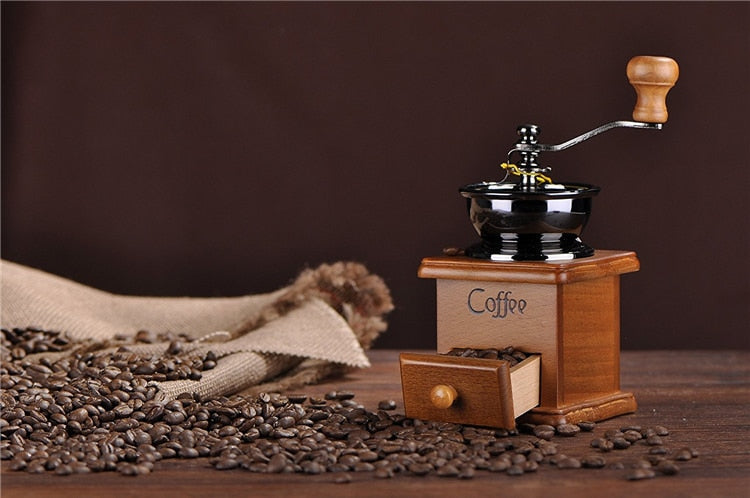 Retro Coffee Grinder | Premium Stainless Steel Material encalife