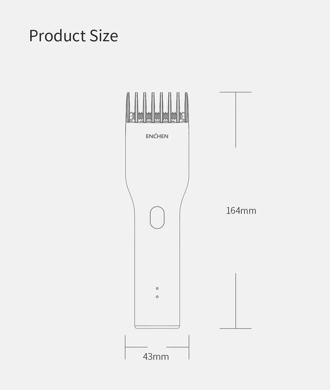 Professional Hair And Beard Trimmer | Cordless Rechargeable Trimmer encalife