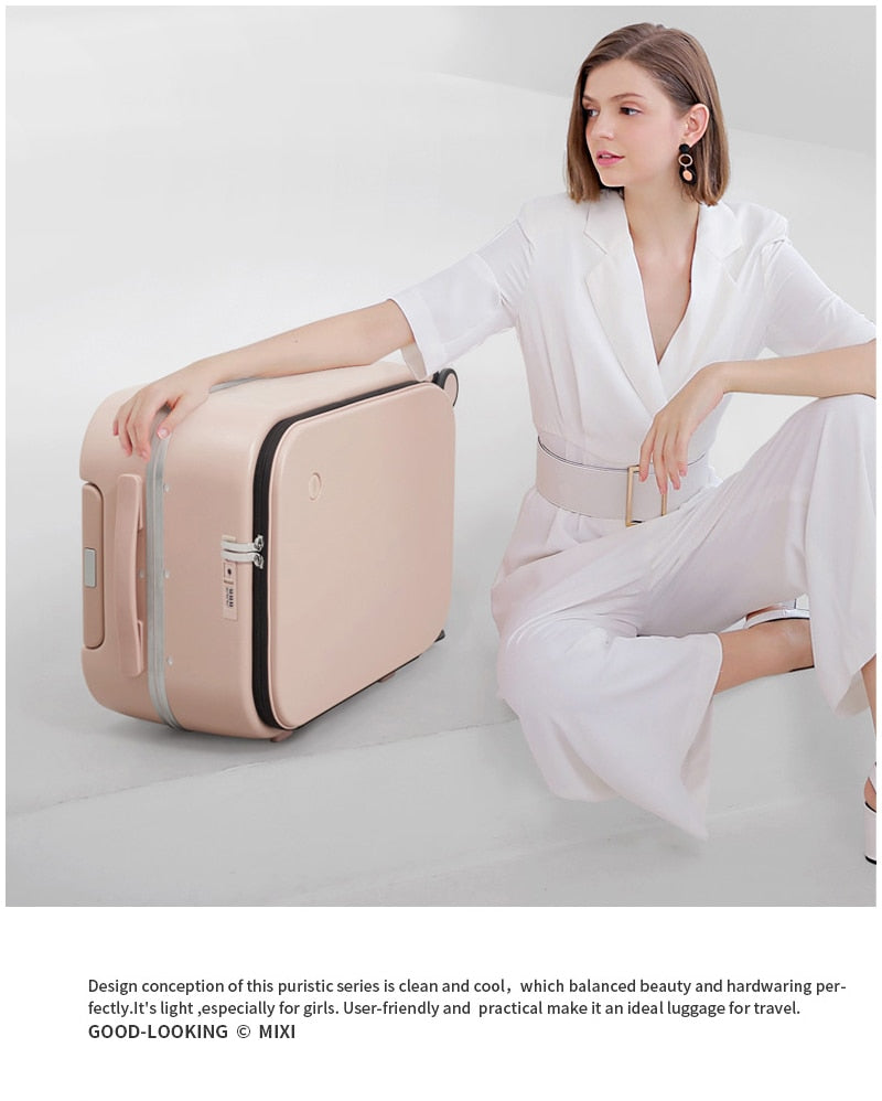 Stylish Luggage | Elegant Carry-On Suitcase encalife