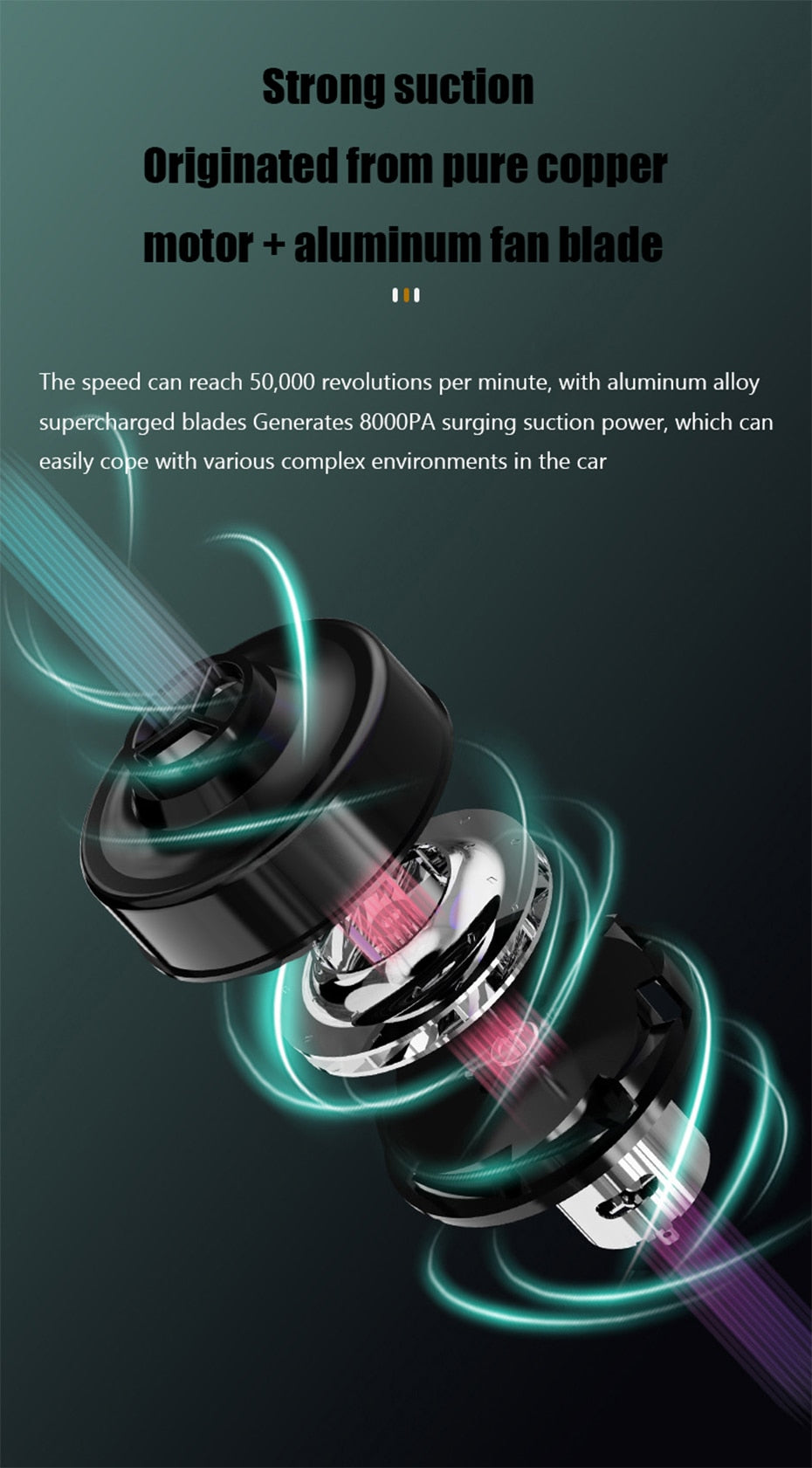Cordless Vacuum | 8,000pa Super Suction