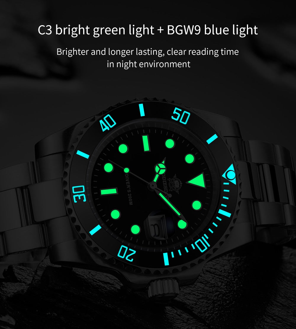 Premium Dive Watch | Waterproof And Shockproof encalife