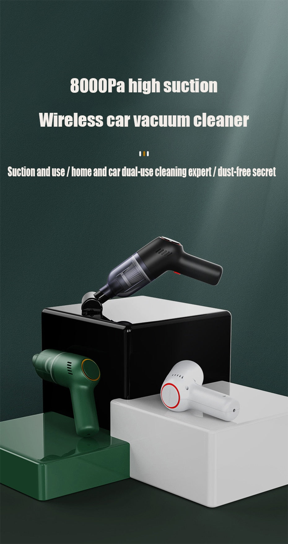 Handheld Car Vacuum | Cordless Handheld Mini Vacuum encalife