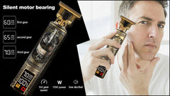 Electric Hair And Beard Trimmer | T9 Head Rechargeable USB Trimmer