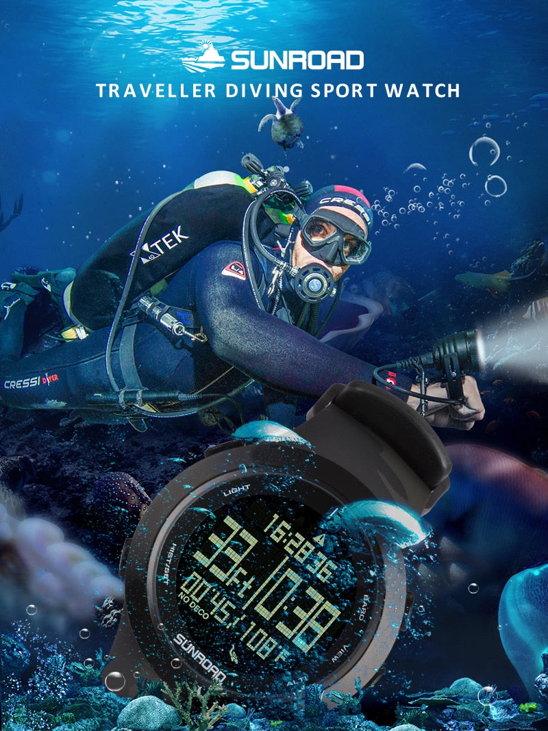 Dive Computer | Safety Depth Alarm Feature encalife