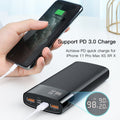 Portable Charger | Black | 18W / 20,000mAh Power Bank