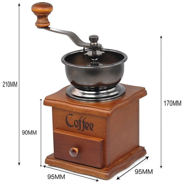 Retro Coffee Grinder | Premium Stainless Steel Material encalife