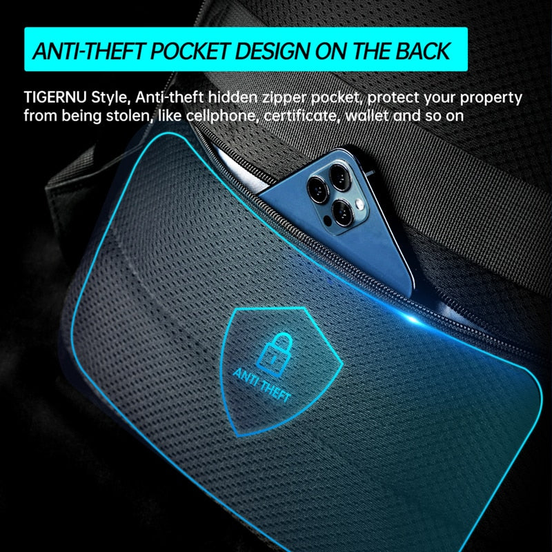 Multi-Compartment Backpack | TSA-Approved No Key Lock encalife