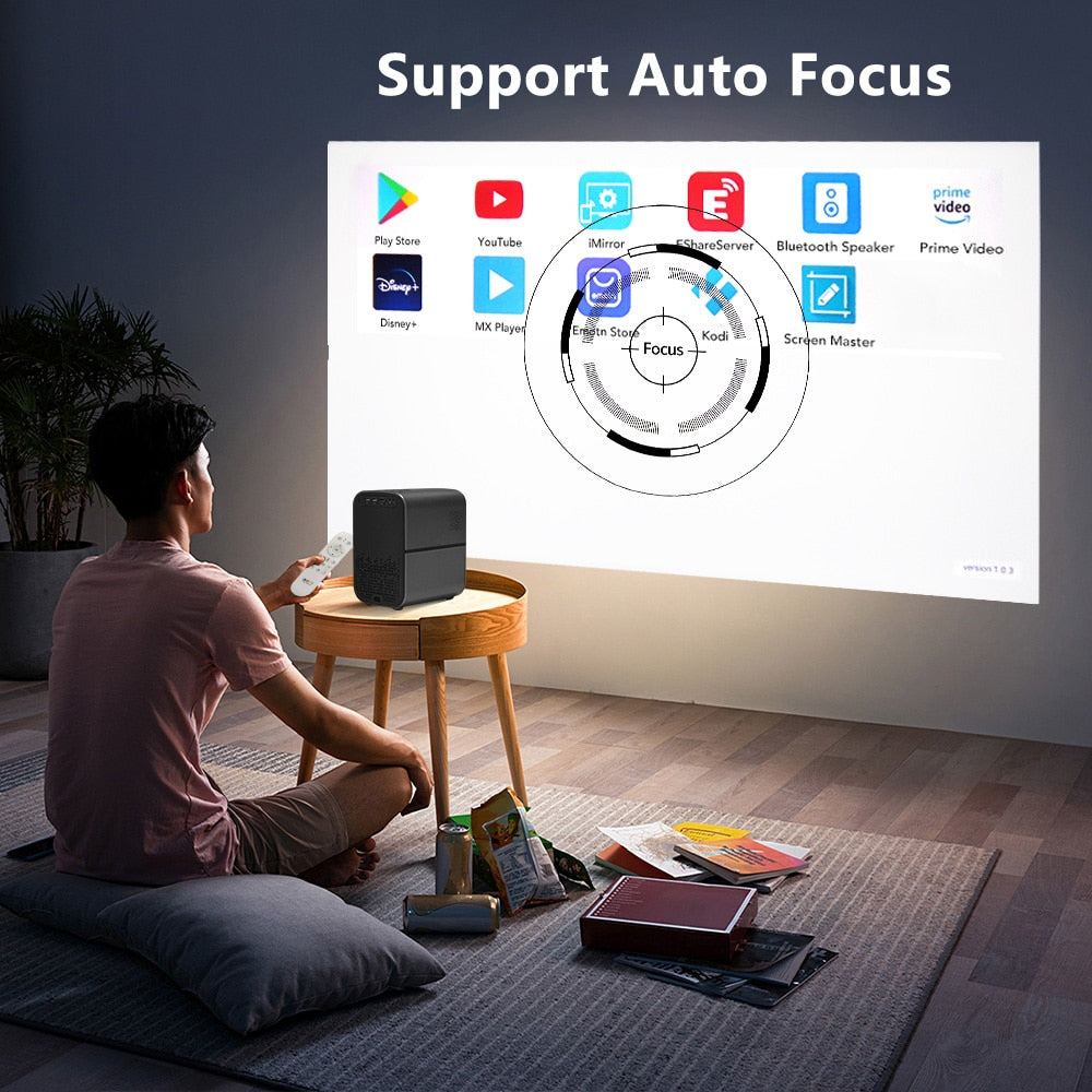 4K Home Projector: Cinema Quality in Your Space encalife