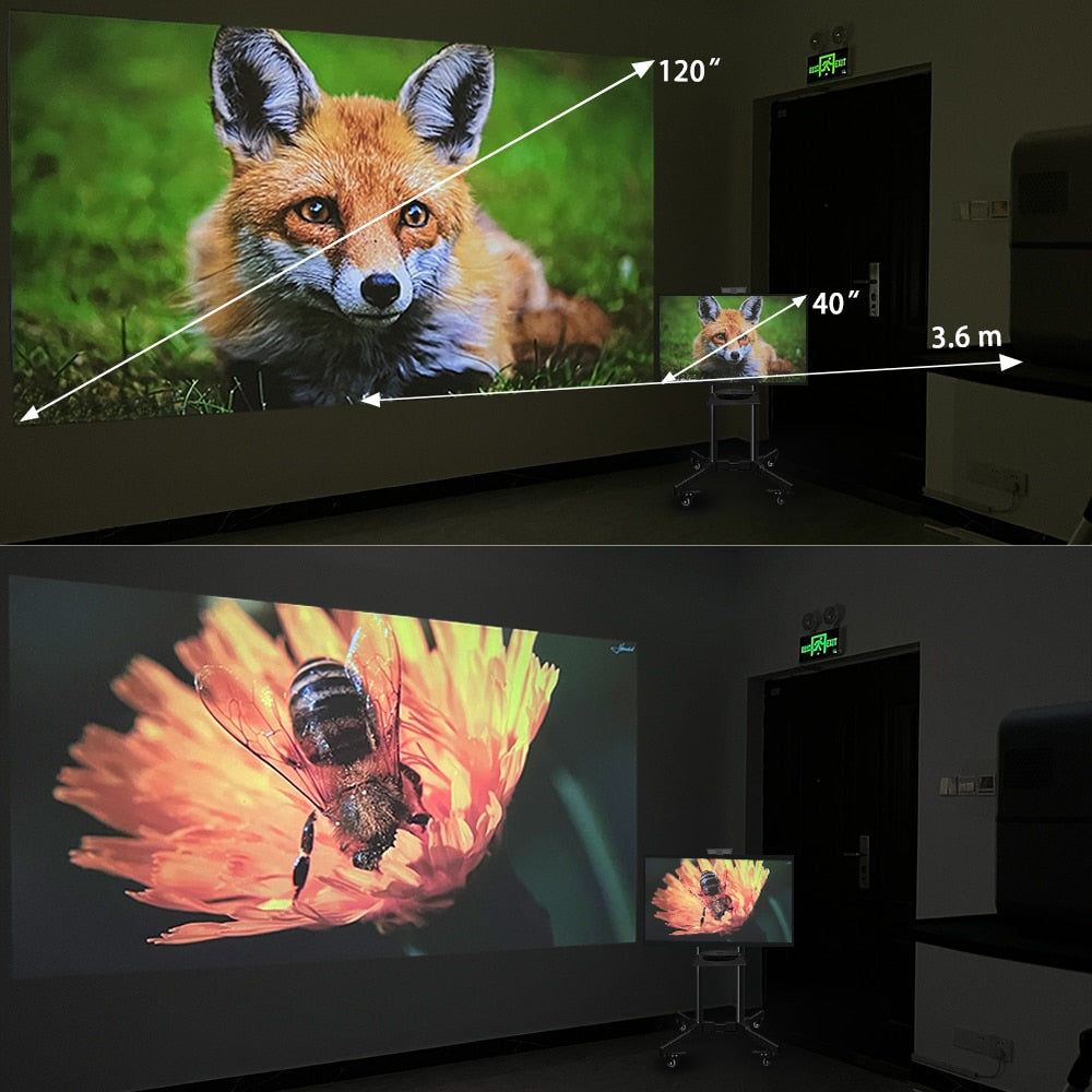 4K Home Projector: Cinema Quality in Your Space encalife