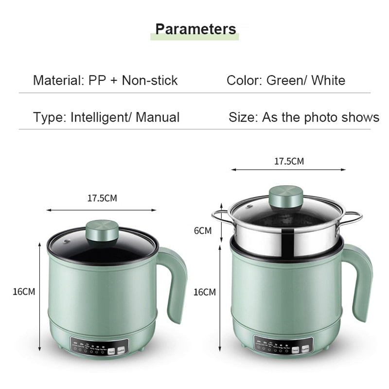 Multi-Function Rice Cooker | Mini Non-Stick Hot Pot encalife