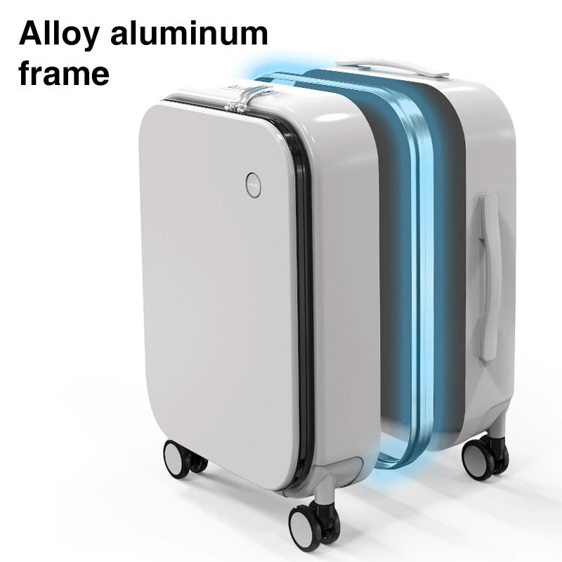 Stylish Luggage | Elegant Carry-On Suitcase encalife