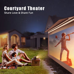 Cinematic Home Projector: Unmatched 4K Visuals encalife