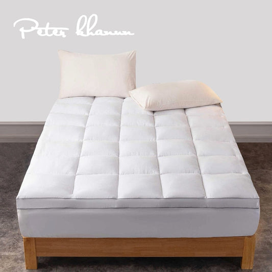 Luxurious Goose Feather Mattress Topper | 100% Cotton encalife
