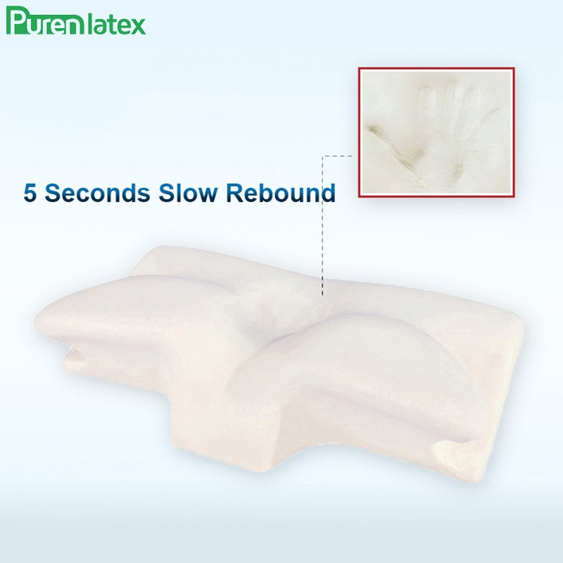 Pillow For Neck Pain | Memory Foam Pillow With Central Groove Design encalife