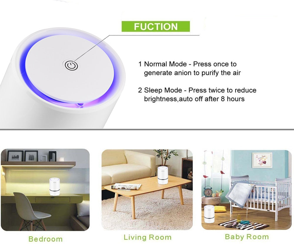 Air Purifier | Portable Ionizer Air Purifier