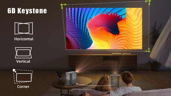Cinematic Home Projector: Unmatched 4K Visuals encalife