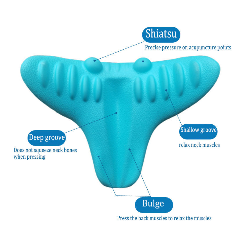 Pillow For Neck Pain | V-Shaped Curvature Design encalife