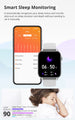 Fitness Tracking Smart Watch | Heart Rate And Sleep Monitor With 5 Straps