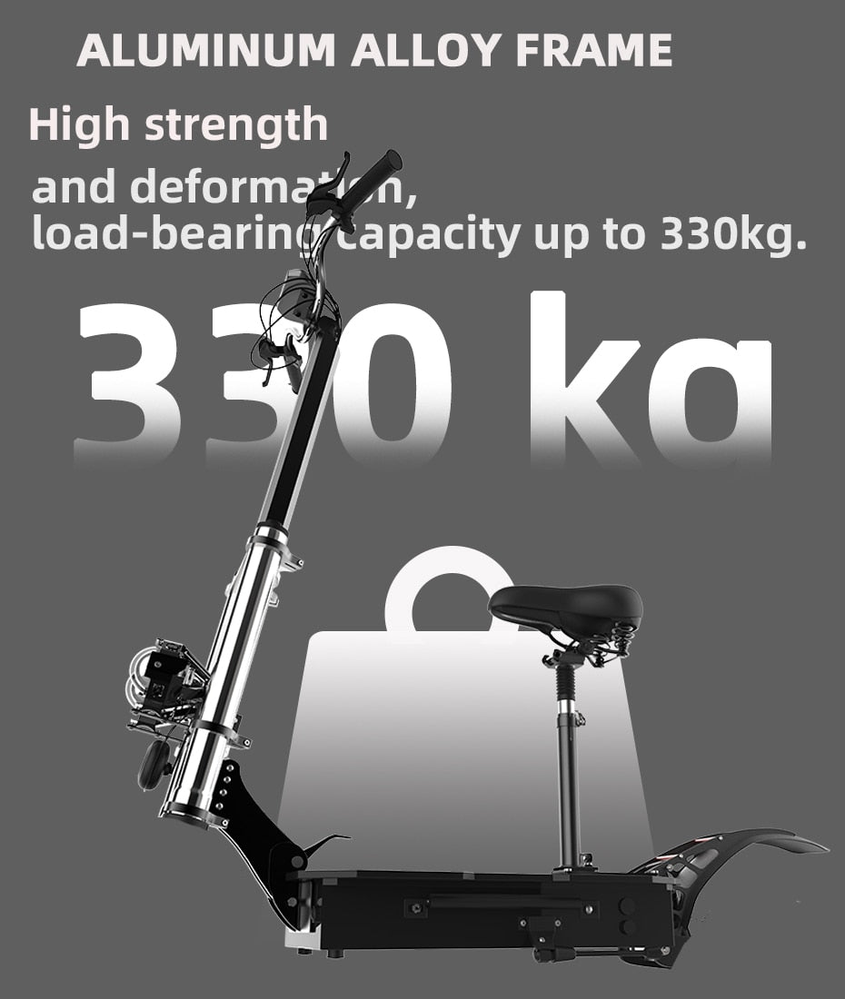 Unbeatable 5,600W Electric Scooter | Foldable Design With Comfortable Seat encalife