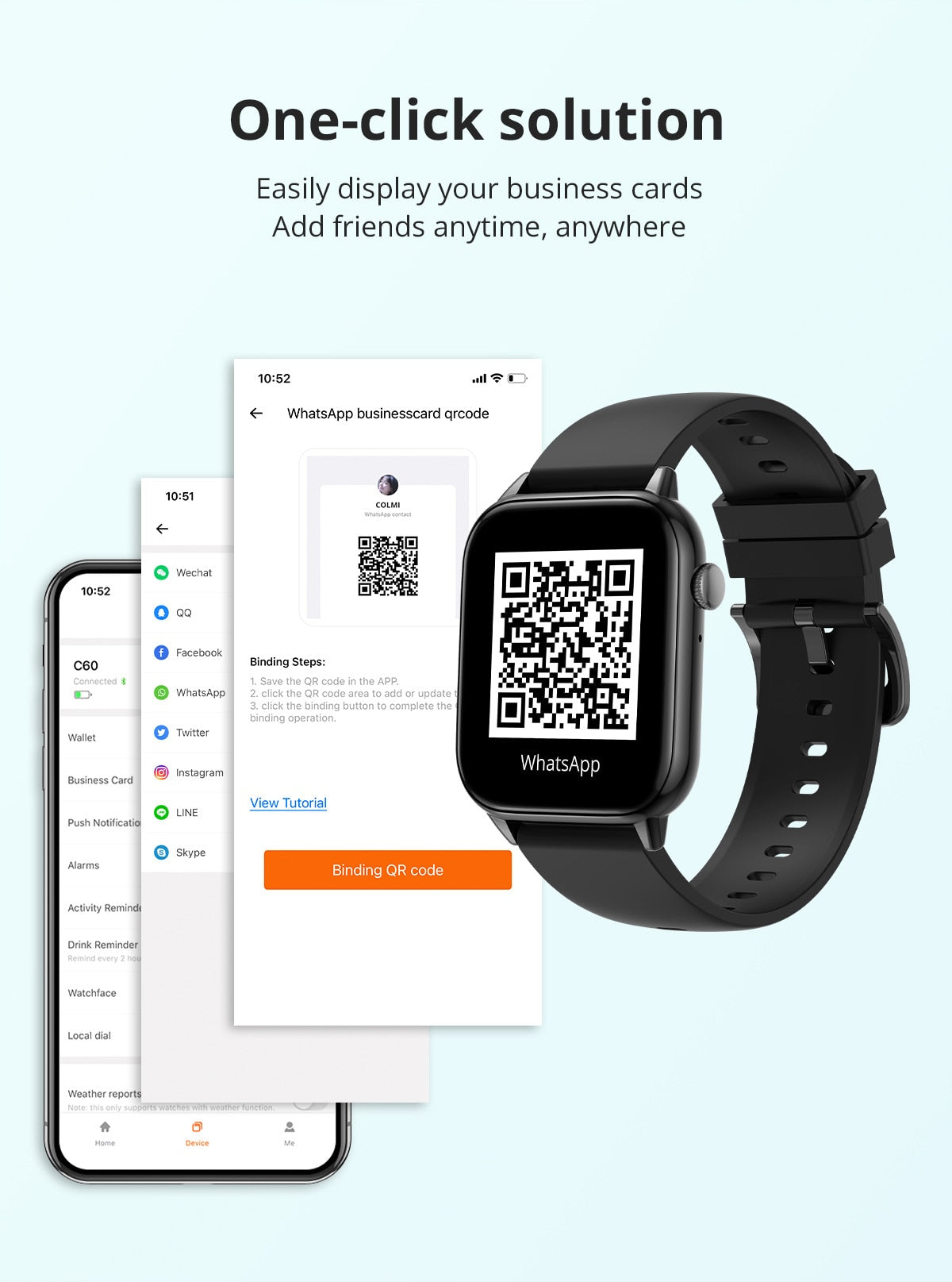 Fitness Tracking Smart Watch | Heart Rate And Sleep Monitor With 5 Straps encalife