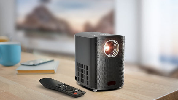 Cinematic Home Projector: Unmatched 4K Visuals encalife