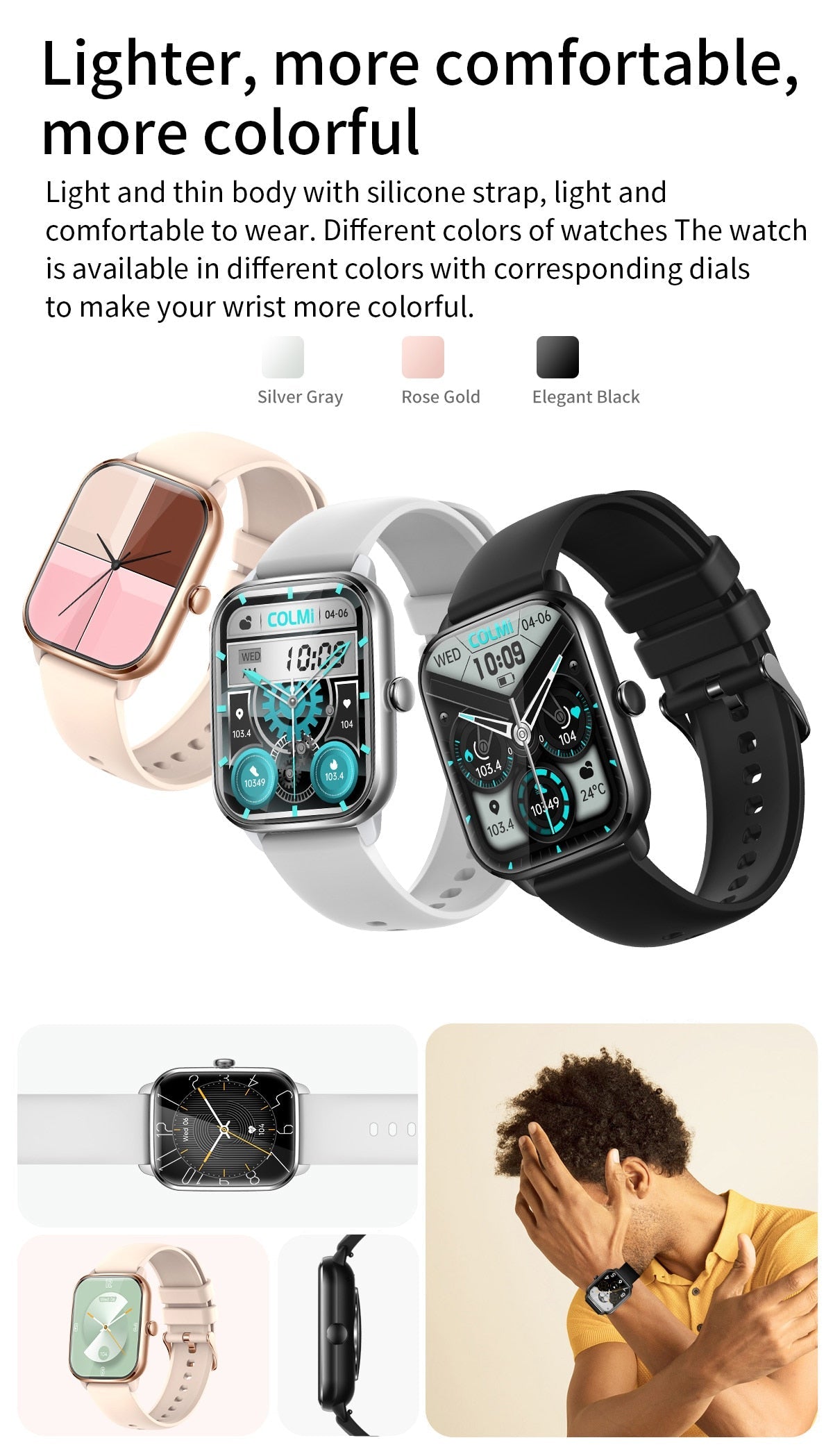 Pro Smart Watch | Bluetooth Compatible Fitness Tracker encalife