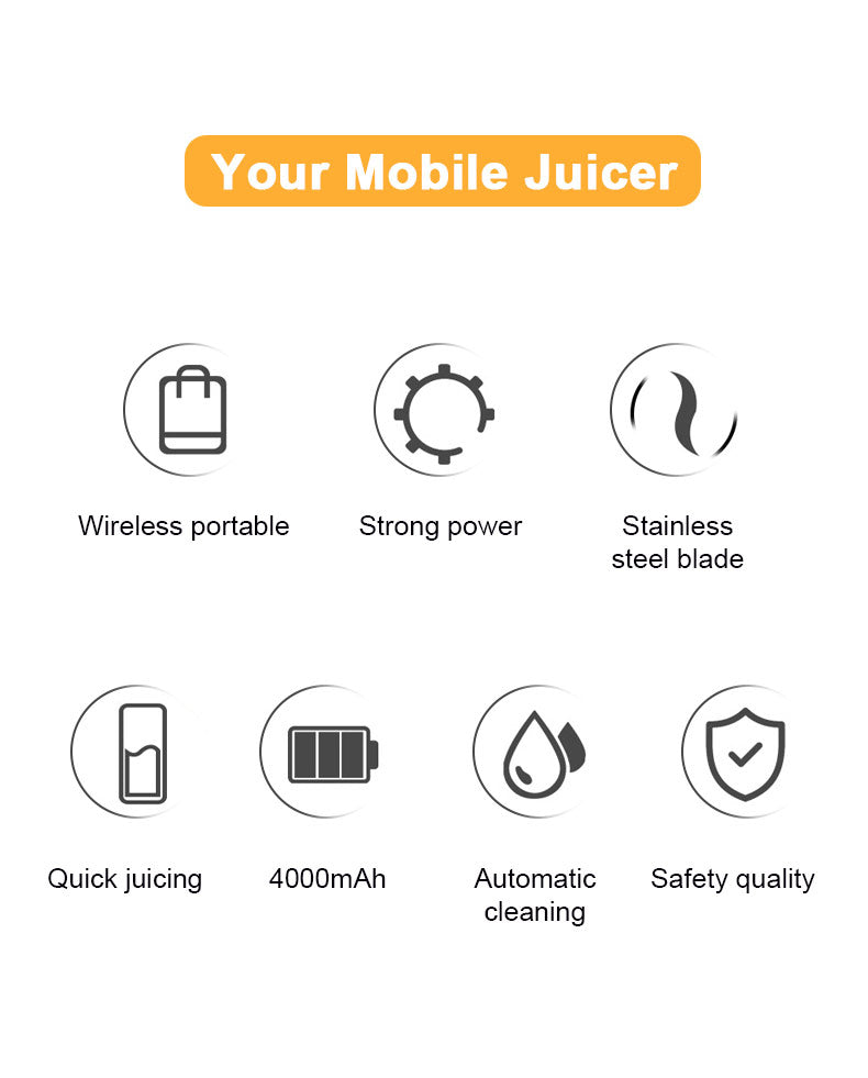 Powerful And Efficient Electric Juicer | 530ML encalife